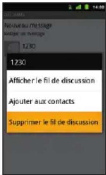 SFR STARADDICT II - COMMENT SUPPRIMER UN SMS/MMS ? - 2