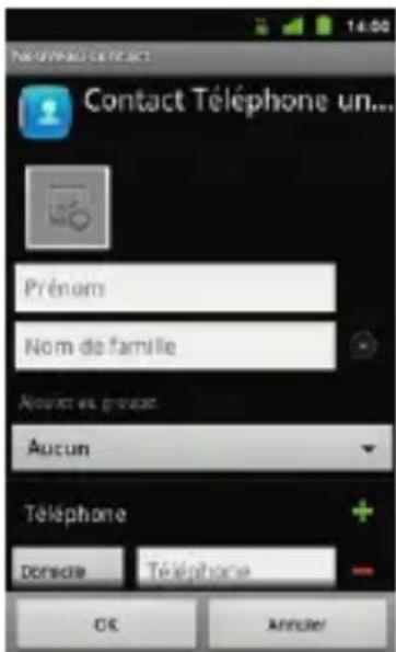 SFR STARADDICT II - COMMENT CRÉER UN CONTACT ? - 4