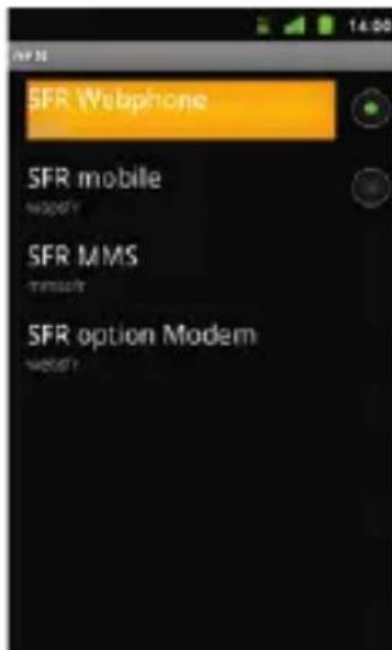SFR STARADDICT II - COMMENT MODIFIER MON PROFIL DE CONNEXION EN FONCTION DE MON FORFAIT ? - 6