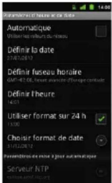 SFR STARADDICT II - COMMENT CHANGER LA DATE ET L'HEURE ? - 5
