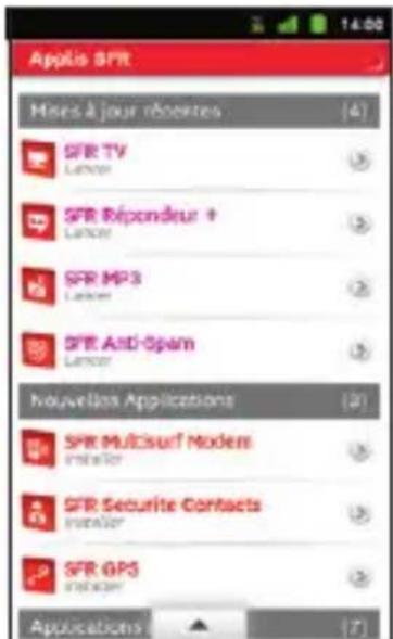 SFR STARADDICT II - COMMENT PROFITER DES AUTRES SERVICES SFR GRÂCE À SFR MES APPLIS ? - 3