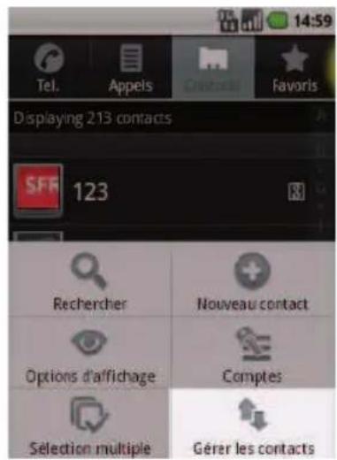 SFR STARSHINE - COMMENT IMPORTER LES CONTACTS DE LA CARTE SIM ? - 2