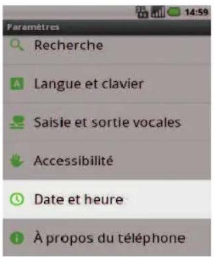 SFR STARSHINE - COMMENT CHANGER LA DATE ET L'HEURE ? - 2