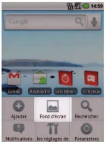 SFR STARSHINE - Comment personnaliser mon fond d'écran ? - 1