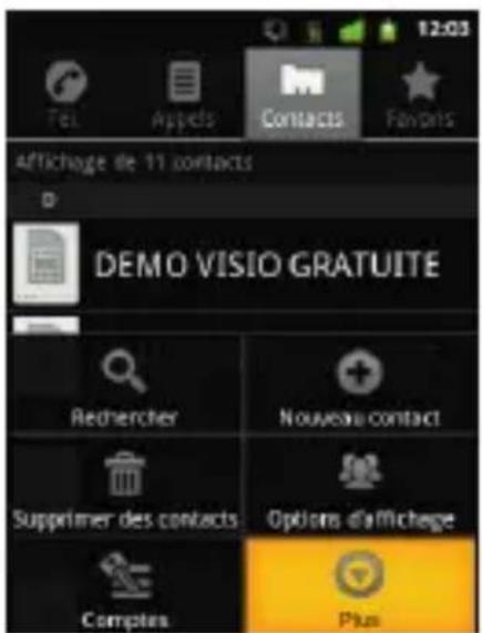 SFR STARTEXT II - COMMENT IMPORTER LES CONTACTS DE LA CARTE SIM ? - 2
