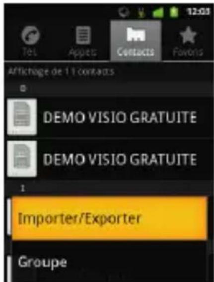 SFR STARTEXT II - COMMENT IMPORTER LES CONTACTS DE LA CARTE SIM ? - 3