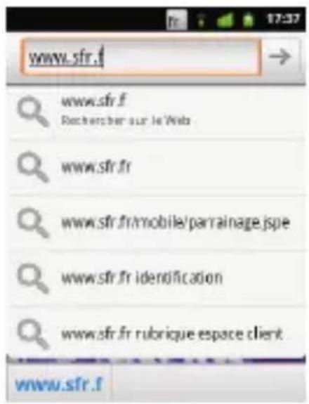 SFR STARTEXT II - COMMENT ALLER SUR INTERNET ? ET FAIRE UNE RECHERCHE GOOGLE™ ? - 2
