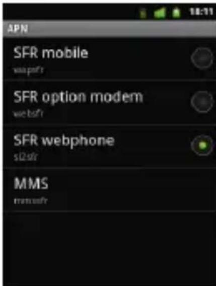 SFR STARTEXT II - COMMENT MODIFIER MON PROFIL DE CONNEXION EN FONCTION DE MON FORFAIT ? - 2