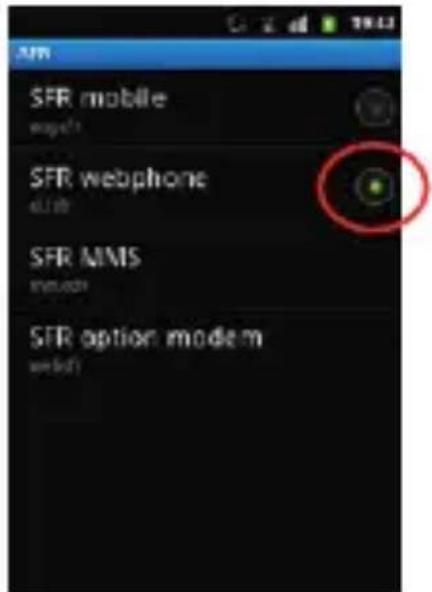 SFR STARTRAIL II - COMMENT MODIFIER MON PROFIL DE CONNEXION EN FONCTION DE MON FORFAIT ? - 4