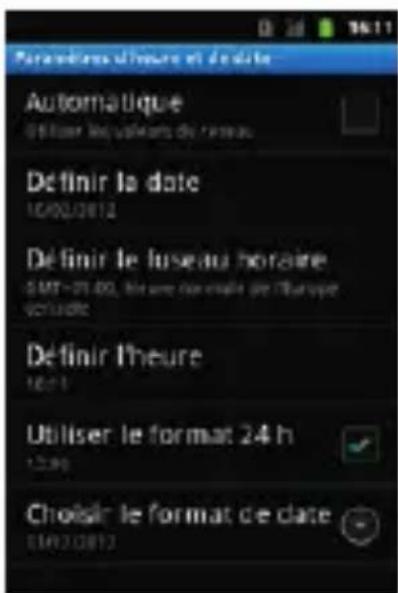 SFR STARTRAIL II - COMMENT CHANGER LA DATE ET L'HEURE ? - 4