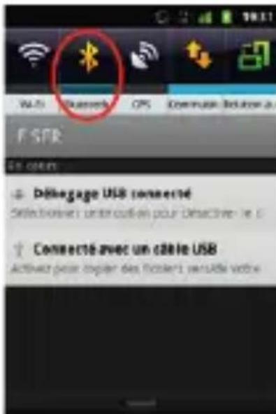 SFR STARTRAIL II - COMMENT ACTIVER/DÉSACTIVER LE BLUETOOTH ? - 2