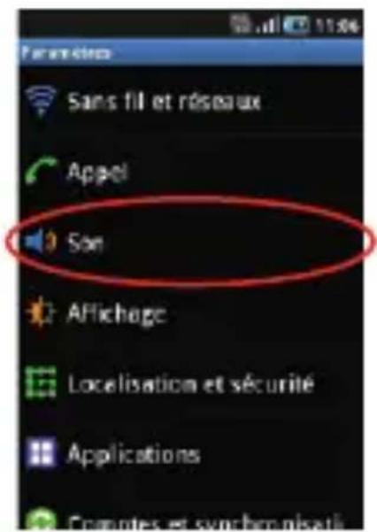 SFR STARTRAIL II - Comment désactiver le « Bip Touche » ? - 2