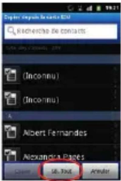 SFR STARTRAIL II - COMMENT IMPORTER LES CONTACTS DE LA CARTE SIM ? - 4
