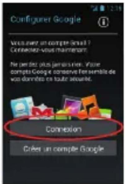 SFR STARTRAIL III - Si vous avez déjà un compte Google : - 1