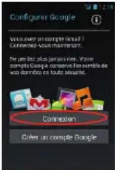 SFR STARTRAIL III - Si vous possédez déjà un compte Gmail™: - 1