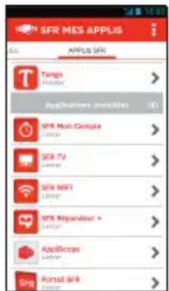 SFR STARTRAIL IV - COMMENT PROFITER D'AUTRES SERVICES SFR GRÂCE À SFR MES APPLIS ? - 3