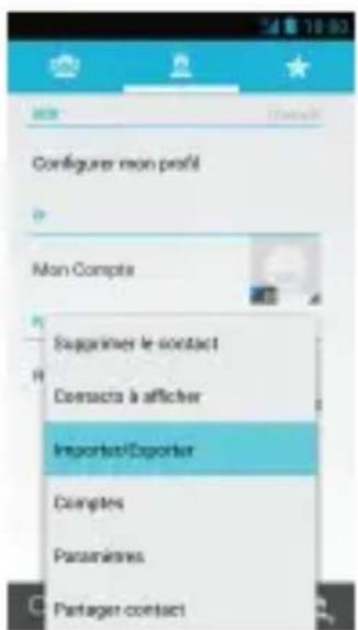 SFR STARTRAIL IV - COMMENT IMPORTER LES CONTACTS DE LA CARTE SIM ? - 3