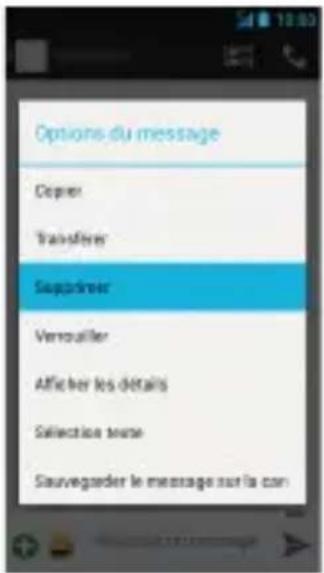 SFR STARTRAIL IV - COMMENT SUPPRIMER UN SMS/MMS ? - 2