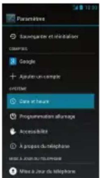 SFR STARTRAIL IV - COMMENT CHANGER LA DATE ET L'HEURE ? - 3