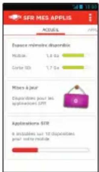 SFR STARTRAIL IV - COMMENT PROFITER D'AUTRES SERVICES SFR GRÂCE À SFR MES APPLIS ? - 2