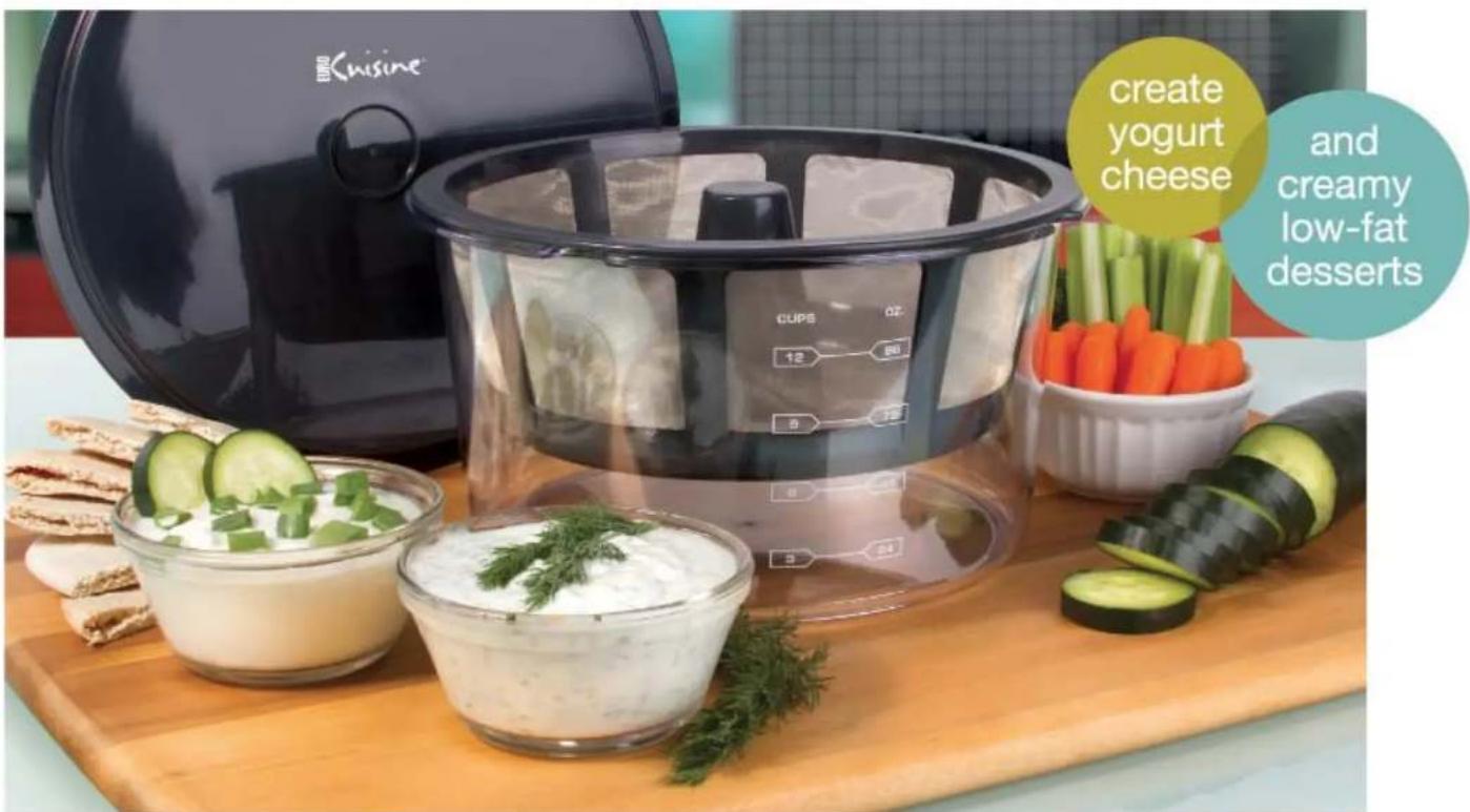 Euro Cuisine GY60 - Yaourtière pour yaourts à la grecque - 1