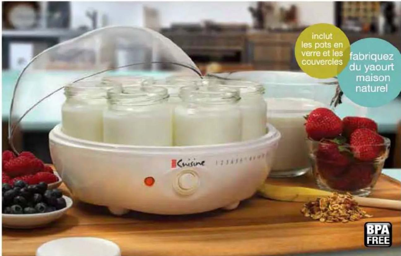 Euro Cuisine YM80 - Yaourtière électrique - 1