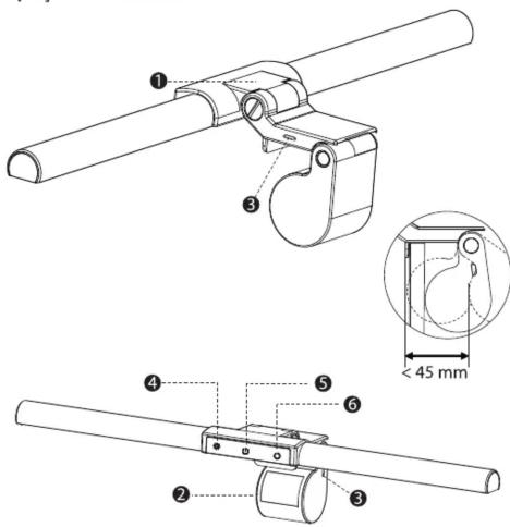 < 45 mm