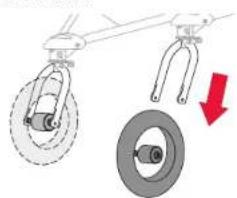 BOB Gear Revolution Flex 3.0 - Front Wheel Removal - 1