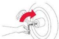 BOB Gear Revolution Flex 3.0 - Serrer l'essieu traversant - 1