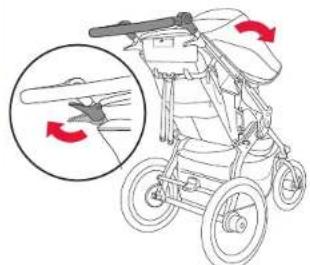 BOB Gear Revolution Flex 3.0 - Pliage de la poussette - 1