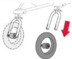 BOB Gear Revolution Flex 3.0 - Retrait de la roue avant - 1
