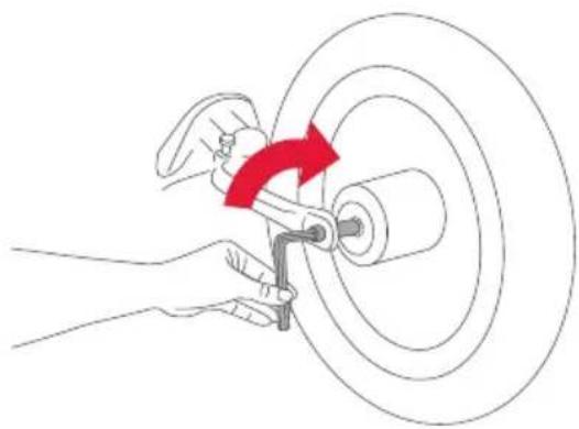 BOB Gear Alterrain - Serrer l'écrou de tension - 1