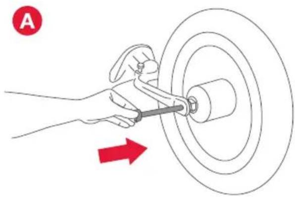 BOB Gear Alterrain - Inserte el eje transversal - 1