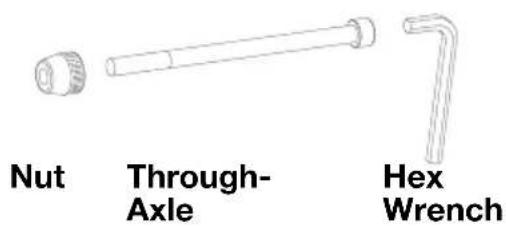 BOB Gear Alterrain - Remove Through-Axle and Hex Wrench From Storage Bag - 1