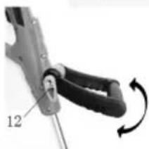CFH EFB 675 - Adjusting the angle of auxiliary handle (see Figure) - 1