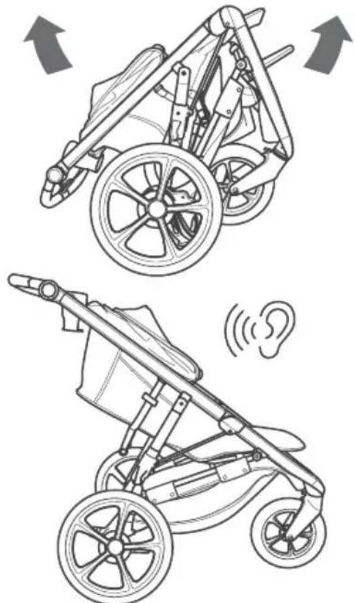 BOB Gear Wayfinder - Ouvrez le cadre de la poussette - 1