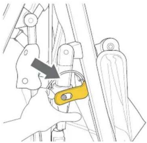 BOB Gear Wayfinder - Desbloquear la palanca del seguro del chasis - 1