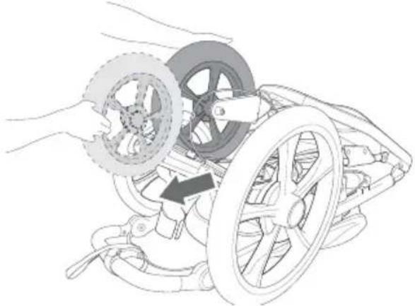 BOB Gear Wayfinder - Remove Front Wheel - 1
