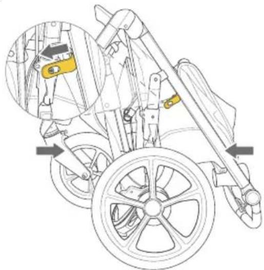 BOB Gear Wayfinder - Verrouillez la poussette en position repliée - 1