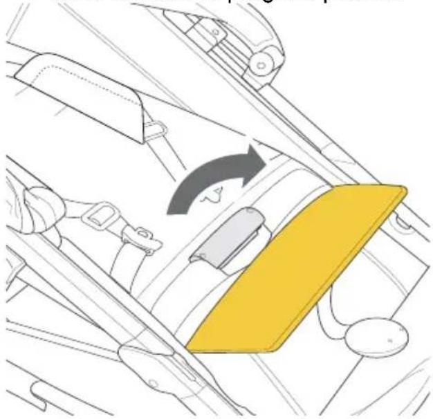BOB Gear Wayfinder - Tirez le rabat du siège vers l'avant - 1
