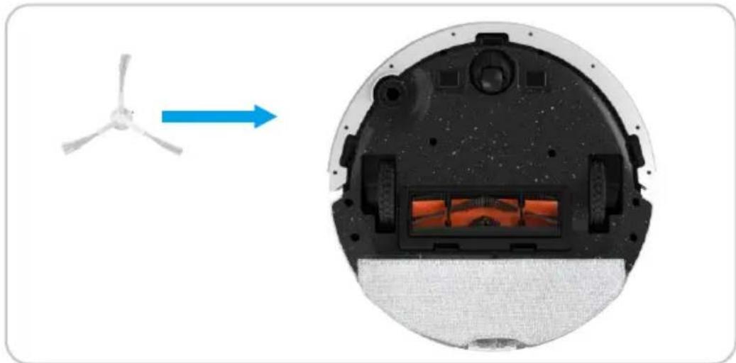 EZVIZ RE5 Plus - Nettoyage/remplacement de la brosse latérale - 2