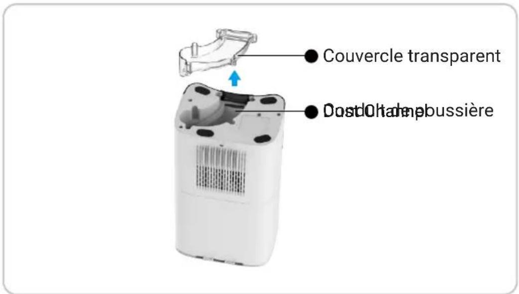 EZVIZ RE5 Plus - Nettoyage du conduit de poussière - 1