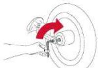 BOB Gear Rambler - Instalar la rueda delantera - 4
