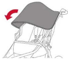 BOB Gear Rambler - Posicionar la capota - 1