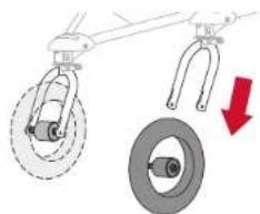 BOB Gear Rambler - Retrait de la roue avant - 1