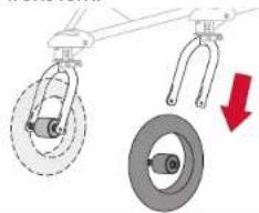 BOB Gear Rambler - Front Wheel Removal - 1