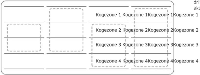SAMSUNG NZ84C5047FK - Flekszone plus (kun for modeller med Flekszone plus) - 2