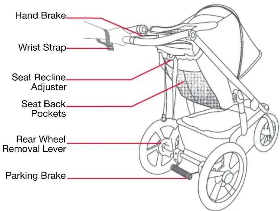 BOB Gear Alterrain Pro - Stroller Features - 2