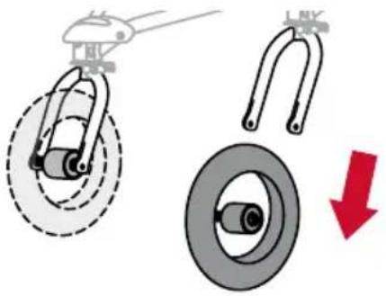 BOB Gear Alterrain Pro - Enlever la roue avant - 1
