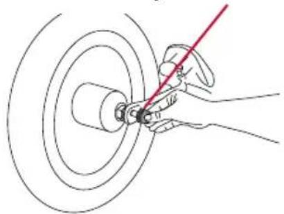 BOB Gear Alterrain Pro - Enlever le support d'essieu de la roue avant - 1